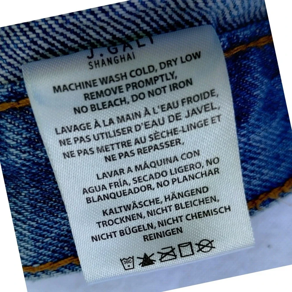 J. Galt Jeans Brandy Melville Womens Size Small Denim High Rise Bootcut‎